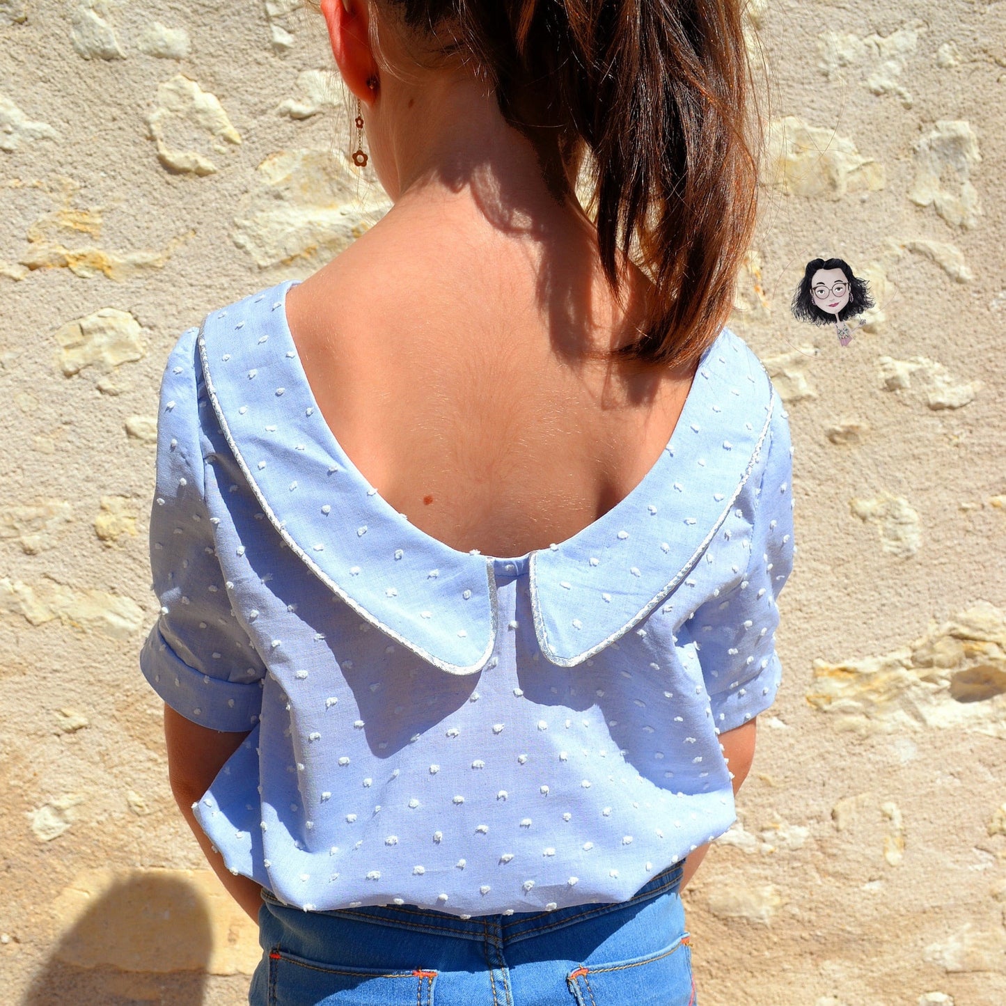 Blouse/Chemisier/Robe Cho Enfant 4-14 ans (Patron de couture PDF)