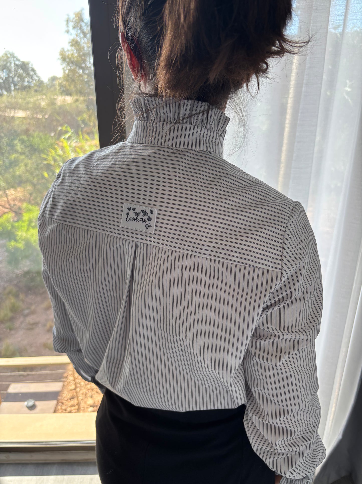 Étiquettes tissées "Envolée de papillons"