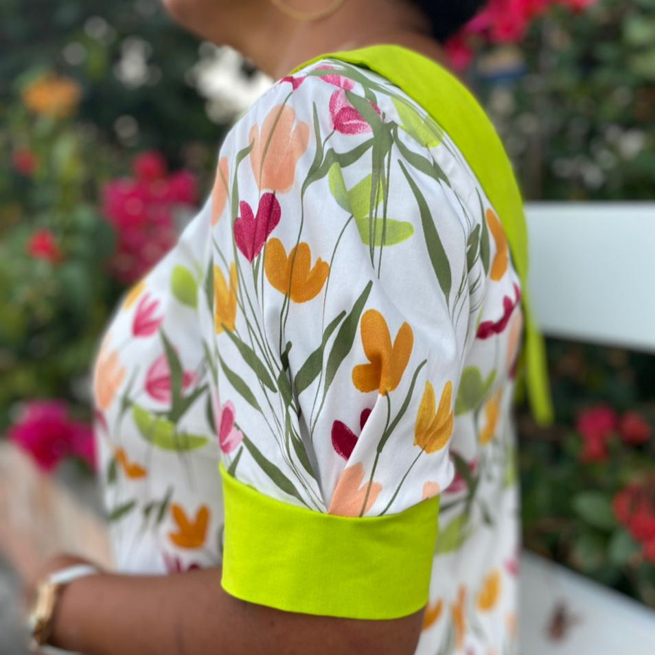 Blouse/robe Cho Femme 34-50 (Patron de couture PDF)