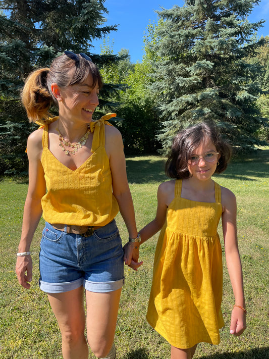 Robe/Top Emmelina DUO Femme & Enfant (Patron de couture PDF)