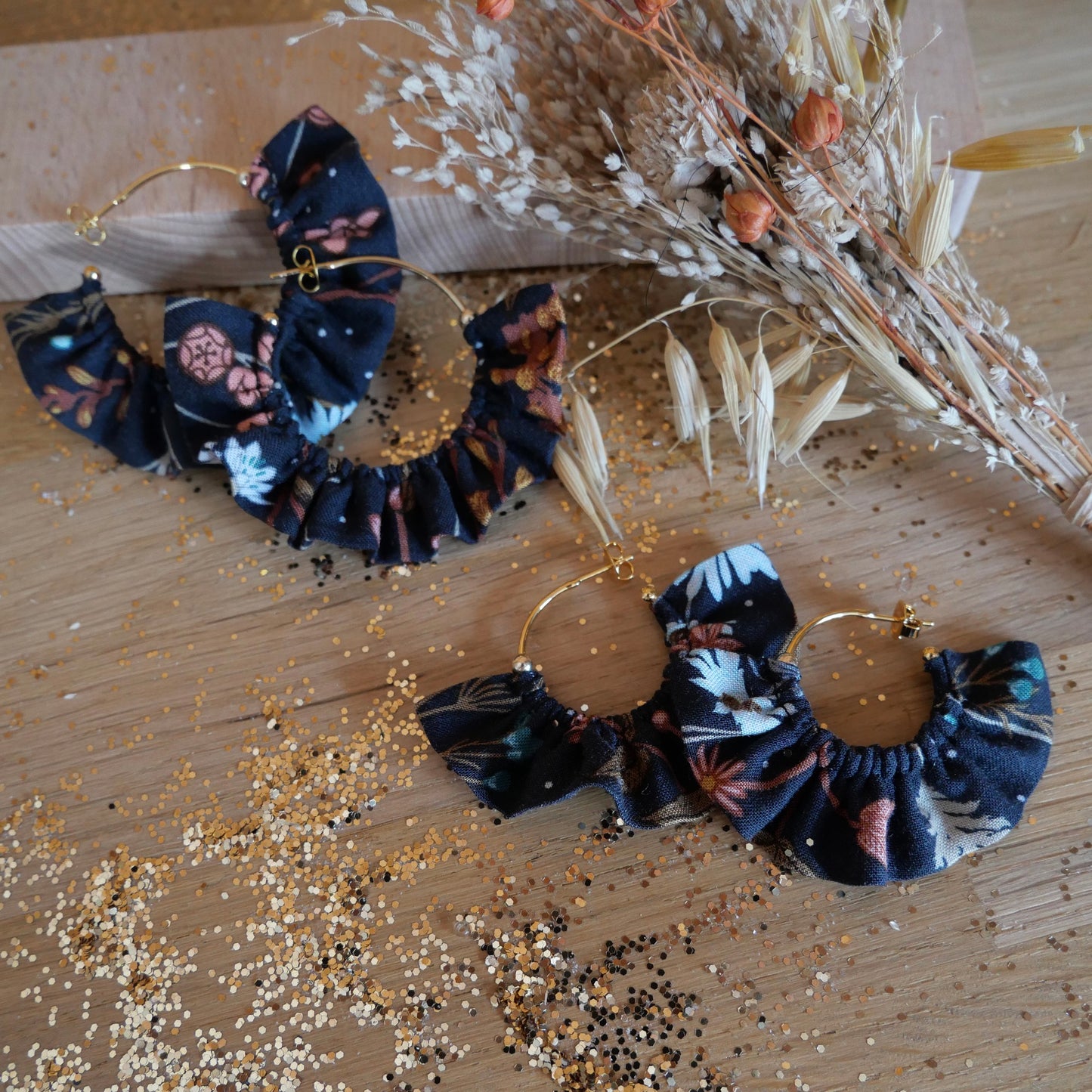 Boucles d'oreilles Luna Dried Flowers