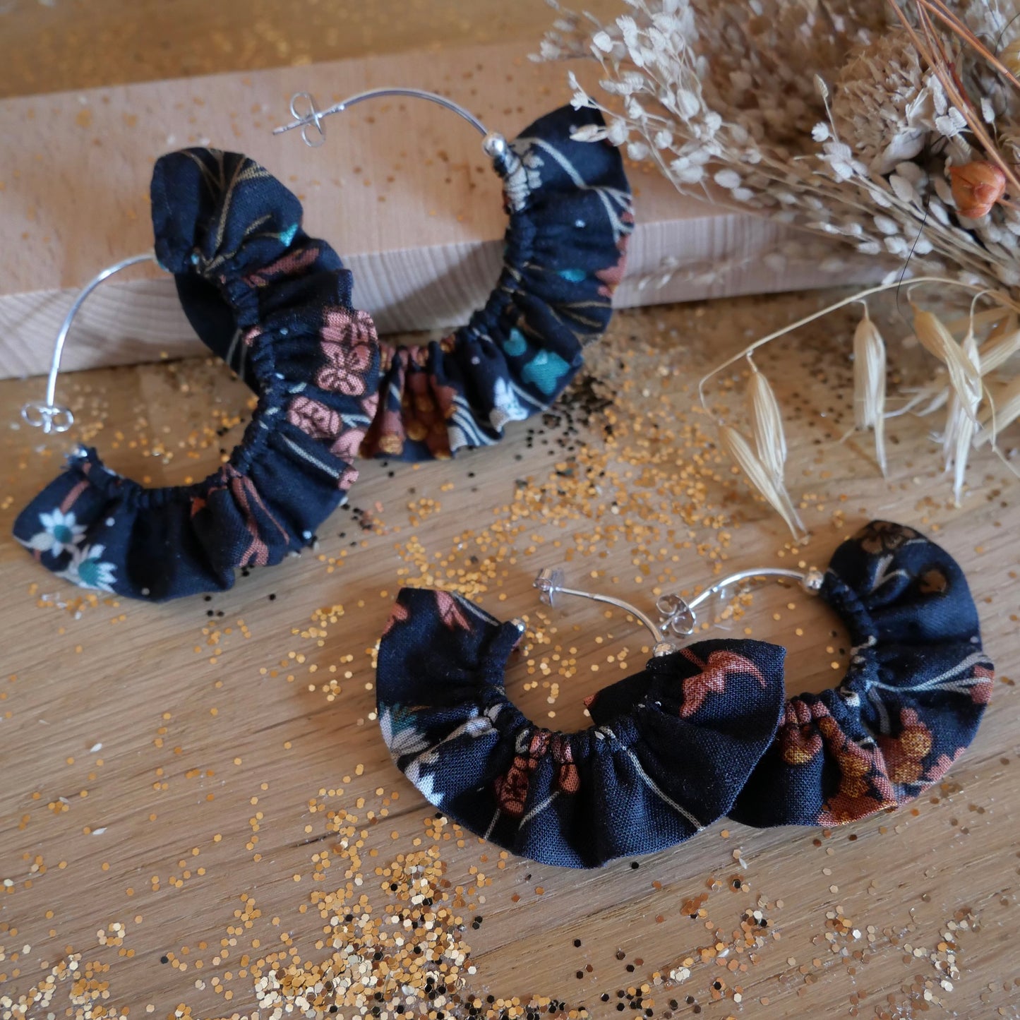 Boucles d'oreilles Luna Dried Flowers