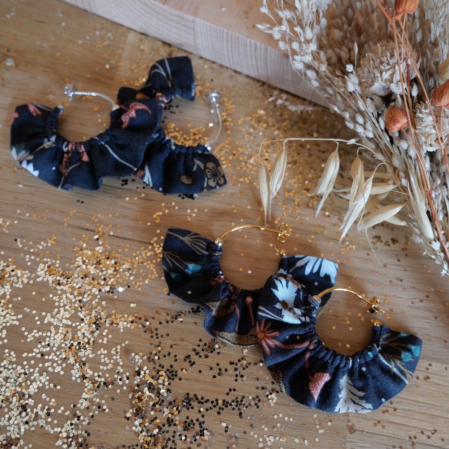 Boucles d'oreilles Luna Dried Flowers