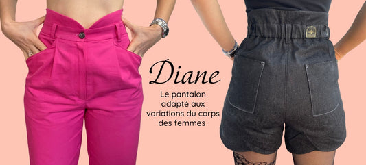 Diane, un pantalon adapté aux variations du corps des femmes