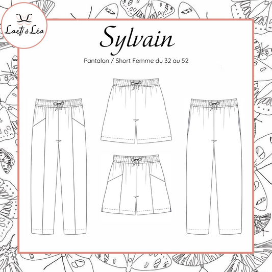 Pantalon / Short Sylvain Femme 32-52 (Patron de couture PDF)
