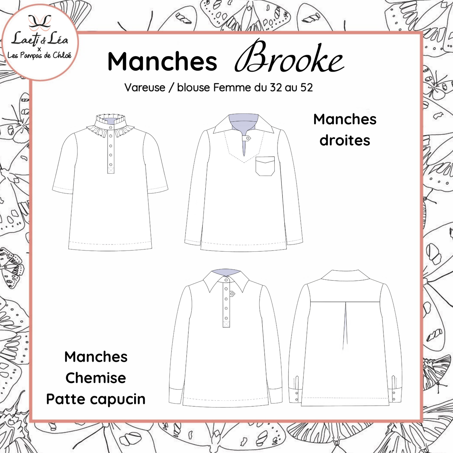 Vareuse / Blouse Brooke Femme 32-52 (Patron de couture)