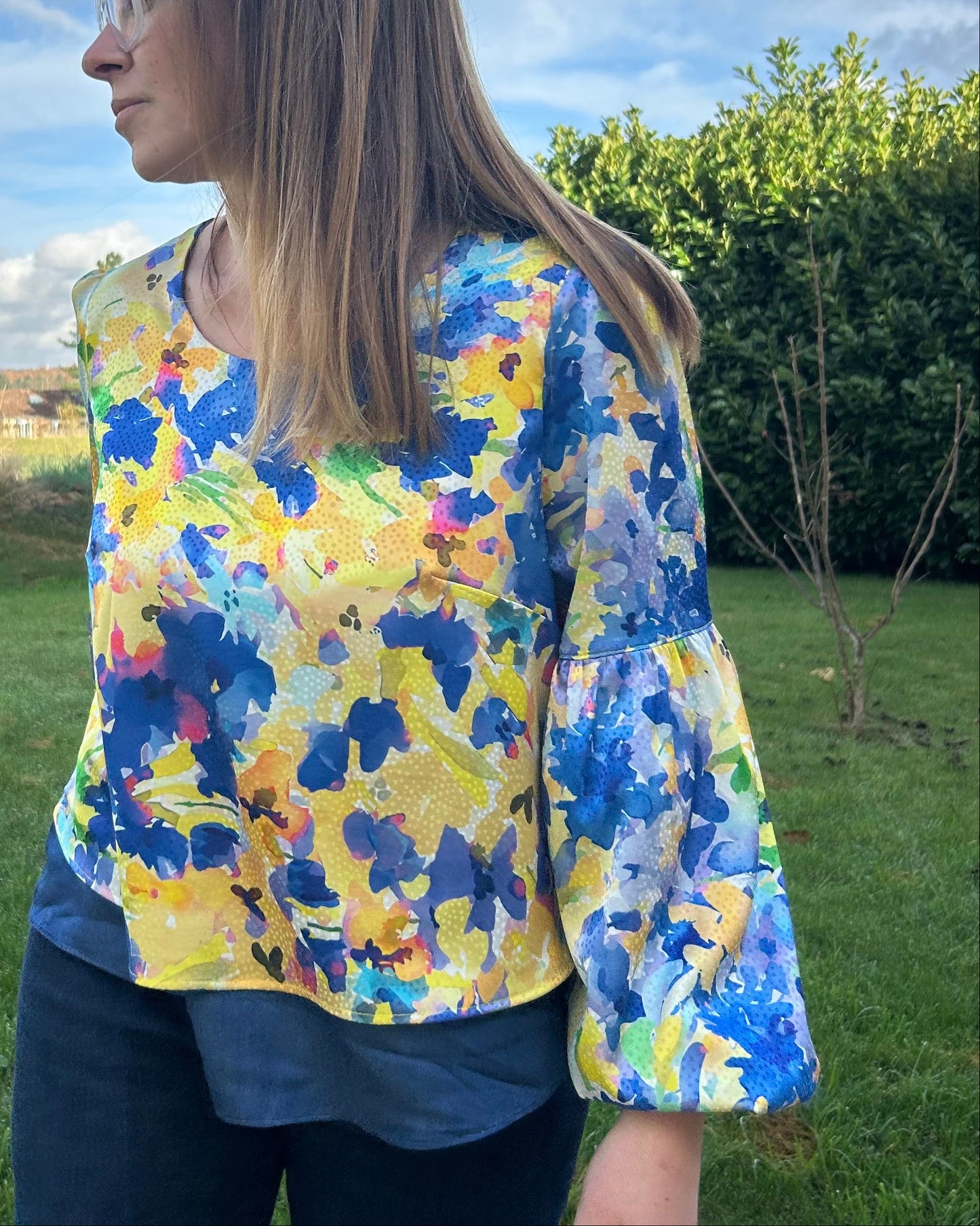 Manches de la Blouse Azurée Femme 32-52 (Patron de couture PDF)