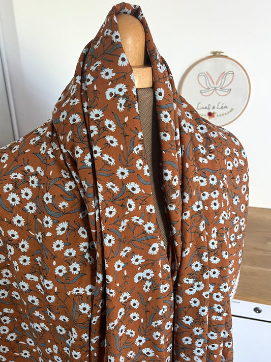 Coupon Viscose Rayon See You At Six Camomile - S - Brun Cajou 2m20