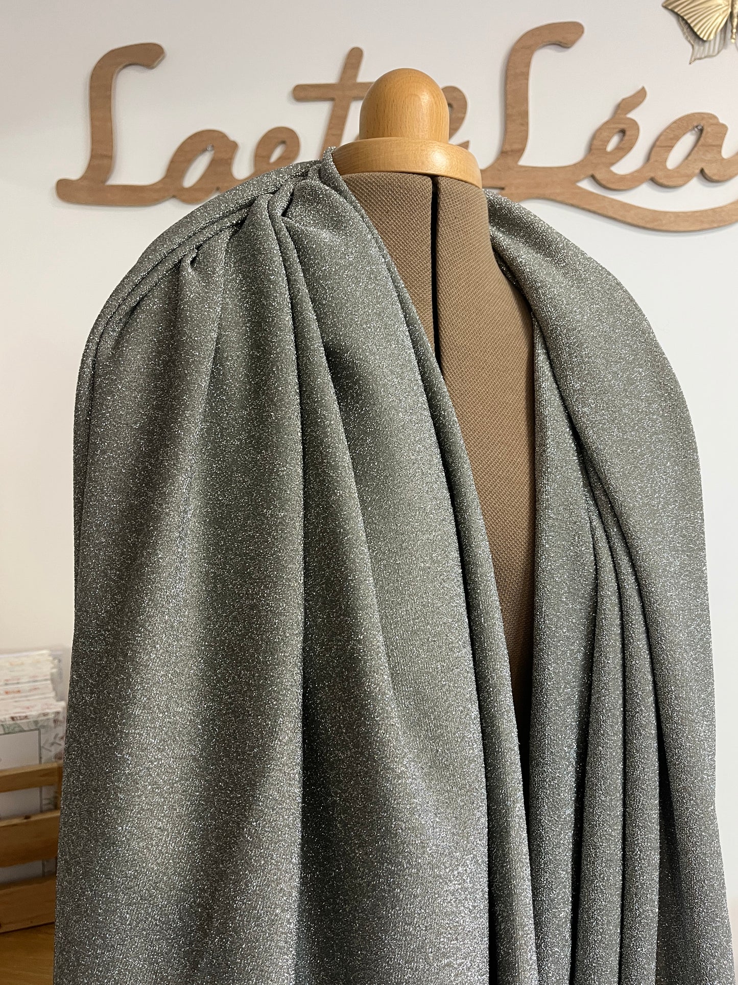 Coupon Jersey pailleté 2m