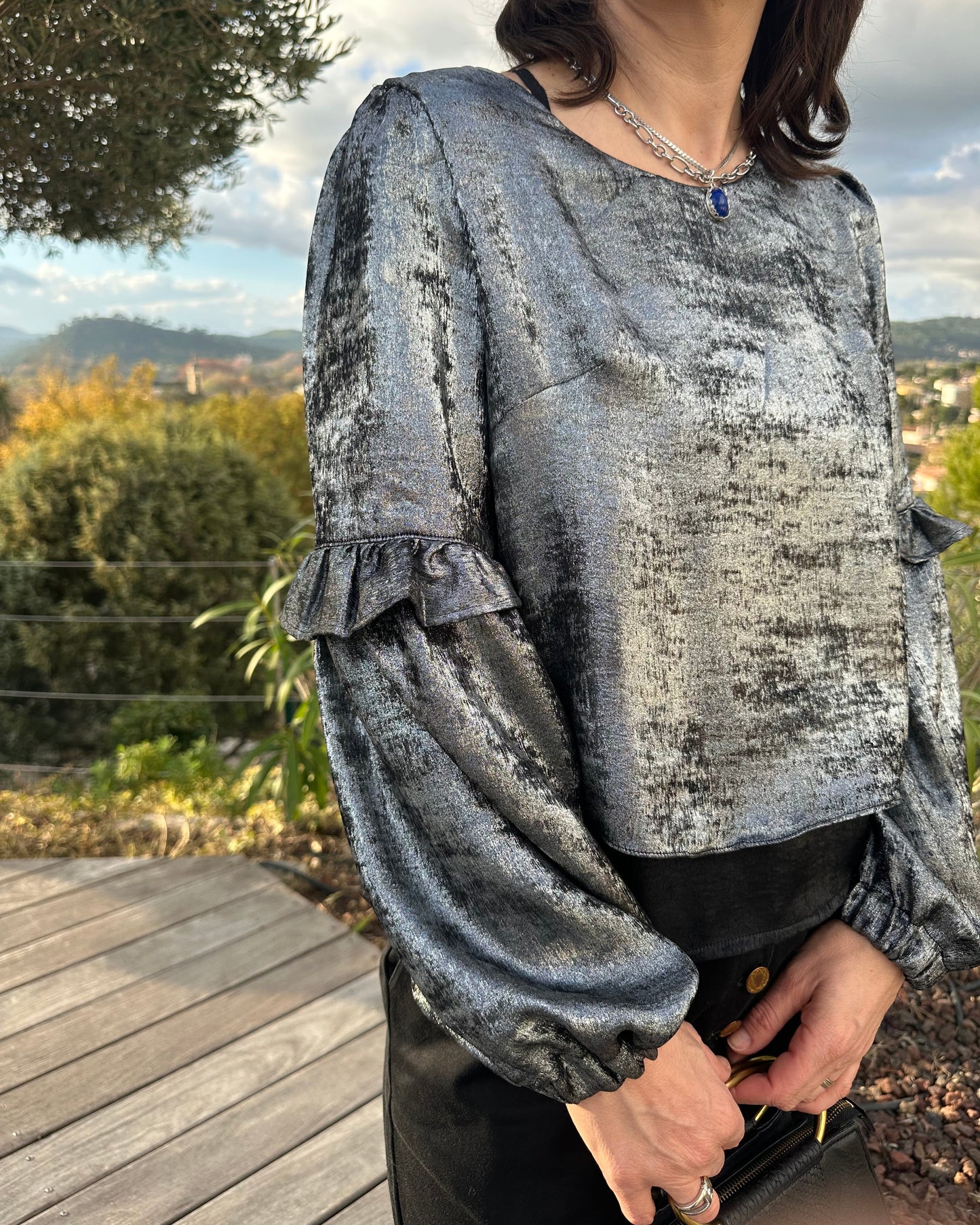 Manches de la Blouse Azurée Femme 32-52 (Patron de couture PDF)