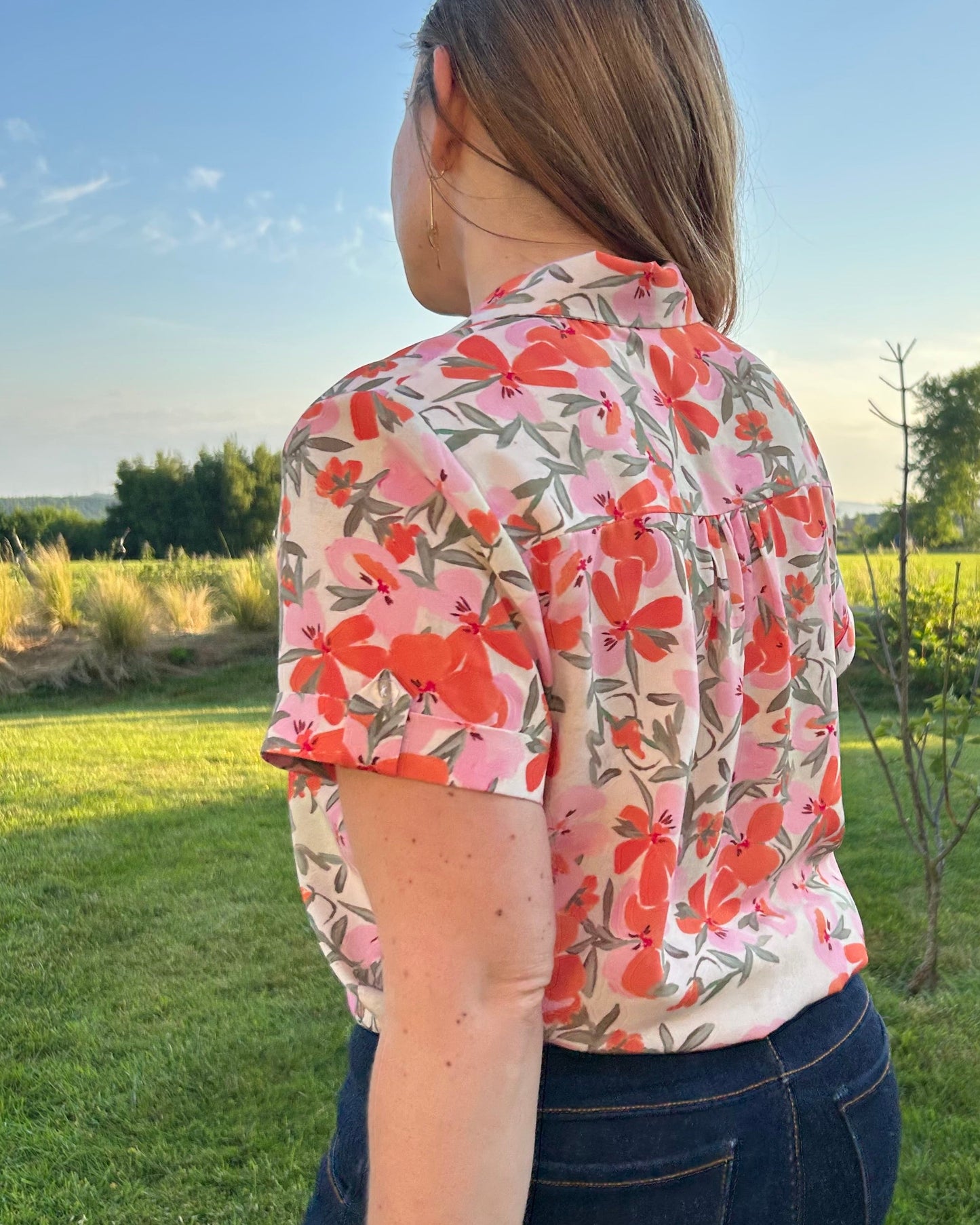 Manches du chemisier Silène Femme 32-52 (Patron de couture PDF)