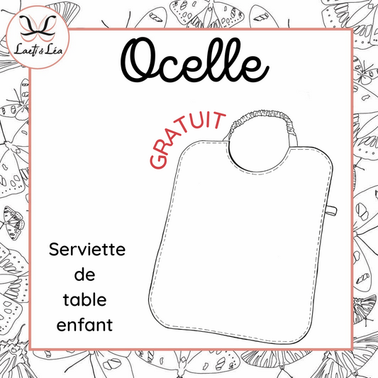 Serviette de table élastiquée Ocelle - 2 tailles (Patron et Tutoriel PDF)