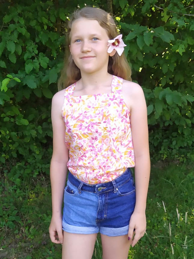 Robe/Top Emmelina Enfant 4-12 ans (Patron de couture PDF) – Laeti